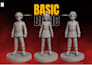 create 3d sculpting, 3d character modeling and character sculpting for 3d print